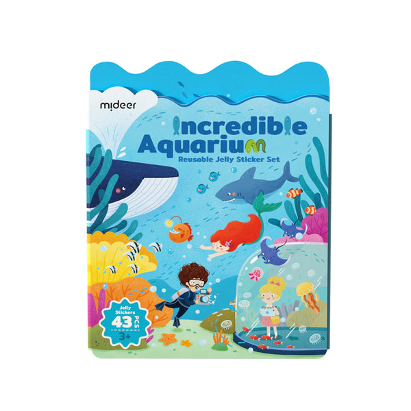 Mideer - Jelly Sticker Set: Incredible Aquarium